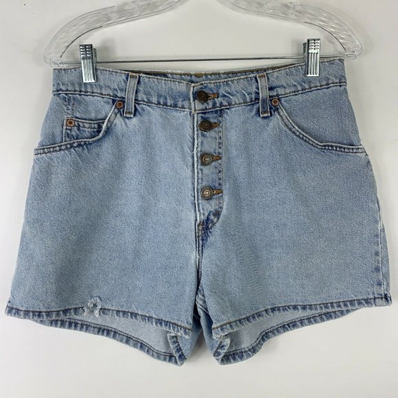 Levi's Pants - Vtg Levis Rare White Tab 950 Jean Shorts Jr Sz 13
